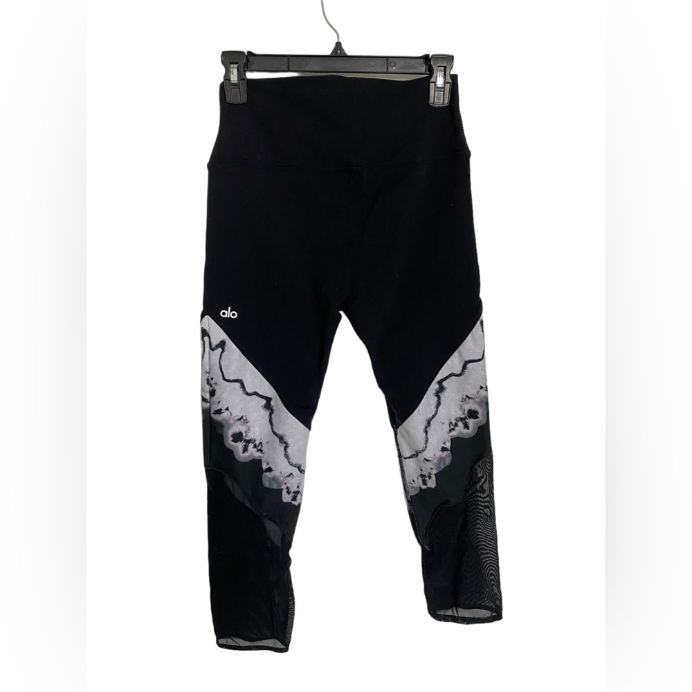 ALO Yoga Black High Waist Leggings Medium - Picture 2 of 5